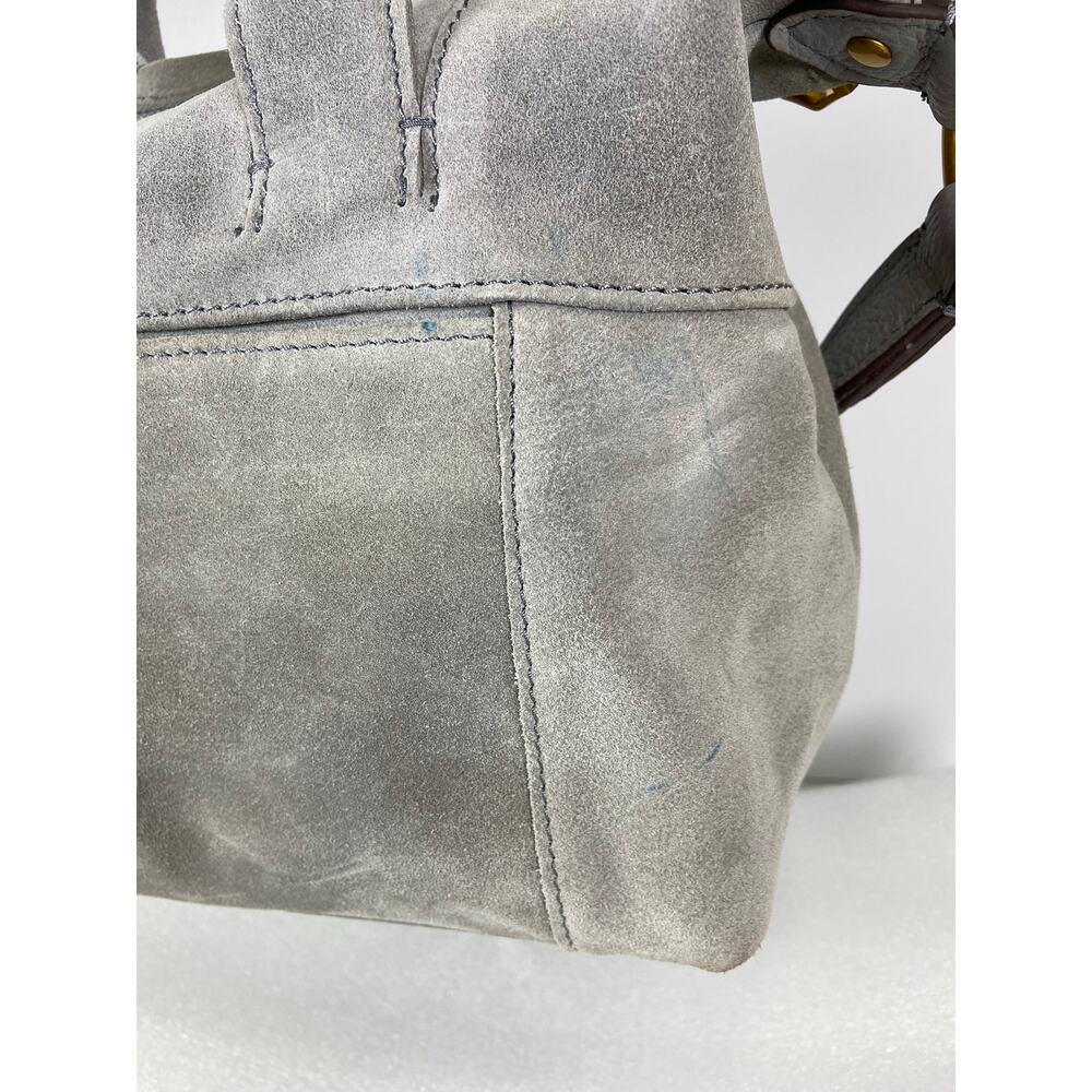 Aimee Kestenberg Mini Hudson Leather Satchel Gray - Picture 13 of 15
